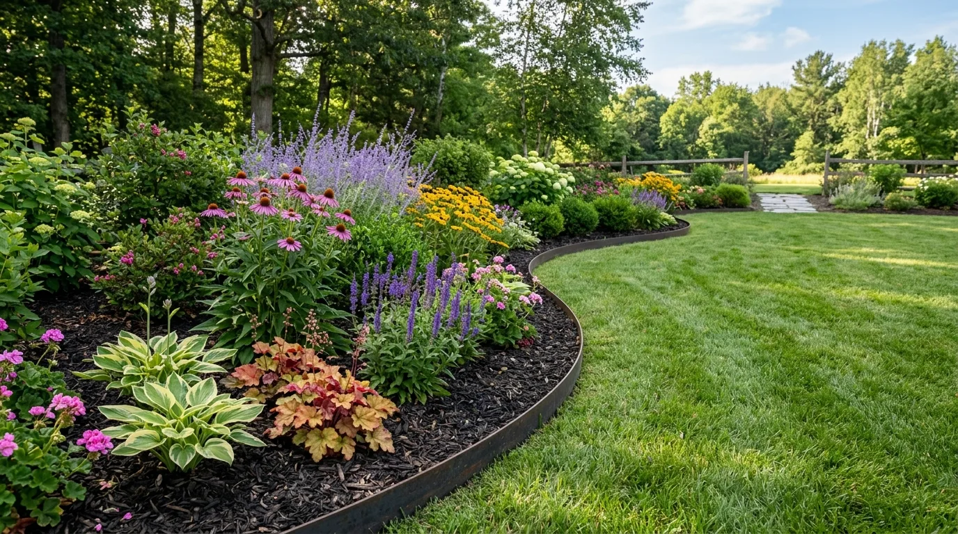 Rock Border for Easy Care